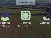 Prodej pole, Hradec, 1000 m2
