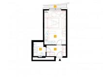 Pronájem bytu 1+kk, Praha - Stodůlky, Mukařovského, 30 m2
