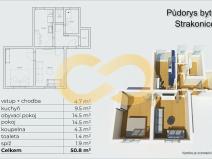 Prodej bytu 2+1, Strakonice, B. Němcové, 60 m2