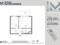 Prodej bytu 2+kk, Praha - Dolní Měcholupy, Kutnohorská, 40 m2