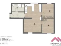 Prodej bytu 3+kk, Břežany II, 69 m2