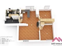 Prodej bytu 3+kk, Břežany II, 69 m2