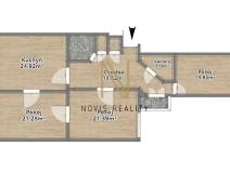 Pronájem bytu 3+1, Plzeň, Klatovská třída, 120 m2