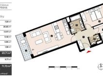 Prodej bytu 3+kk, Praha - Žižkov, Krásova, 78 m2