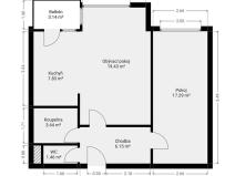 Prodej bytu 2+kk, Praha - Libeň, V zahradách, 57 m2