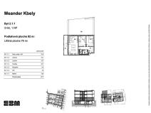 Prodej bytu 3+kk, Praha - Kbely, K Vinoři, 76 m2