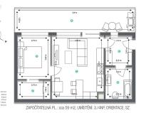 Prodej bytu 2+kk, Hradec Králové, Slunečná, 54 m2