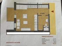 Pronájem bytu 1+kk, Liberec - Liberec III-Jeřáb, U Nisy, 30 m2