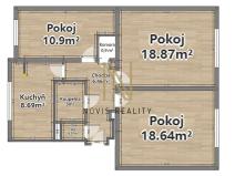 Pronájem bytu 3+1, Plzeň, Prvomájová, 73 m2