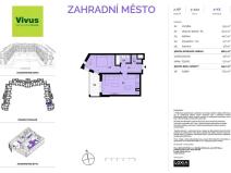 Prodej bytu 2+kk, Praha - Záběhlice, Želivecká, 54 m2