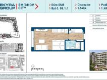 Prodej bytu 1+kk, Praha, Šiklové, 27 m2