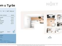 Prodej bytu 1+1, Praha - Košíře, U Tyrše, 30 m2