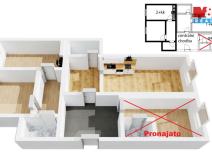 Pronájem atypického bytu, Beroun - Beroun-Město, Košťálkova, 60 m2