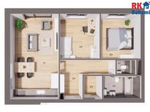 Prodej bytu 3+kk, Doubravčice, Ve svahu, 71 m2