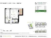 Prodej bytu 2+kk, Úvaly, Škvorecká, 61 m2