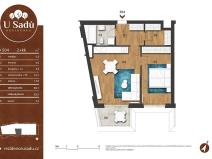 Prodej bytu 2+kk, Hradec Králové, Na Střezině, 53 m2