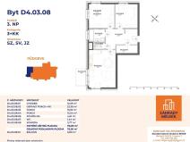 Prodej bytu 3+kk, Mělník, Bezručova, 75 m2