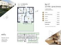 Prodej bytu 3+kk, Praha - Satalice, Za Novákovou zahradou, 59 m2