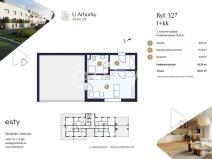 Prodej bytu 1+kk, Praha - Satalice, Za Novákovou zahradou, 30 m2
