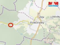Prodej lesa, Jesenice - Podbořánky, 1547 m2