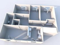 Pronájem bytu 4+kk, Praha - Prosek, Stoupající, 95 m2