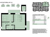 Prodej bytu 2+kk, Chvaletice, V Telčicích, 58 m2