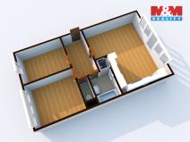 Pronájem bytu 3+kk, Horoměřice, Komenského, 70 m2