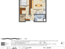 Prodej bytu 2+kk, Praha, Drnovská, 54 m2