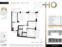 Prodej bytu 4+kk, Praha - Holešovice, Dělnická, 110 m2