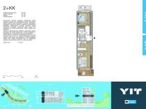 Pronájem bytu 2+kk, Praha - Košíře, Naskové, 60 m2
