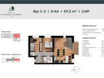 Prodej bytu 3+kk, Kolín, Třídvorská, 67 m2