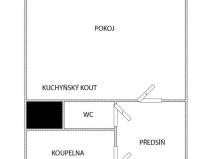 Prodej bytu 1+kk, Český Těšín, Slezská, 31 m2