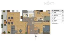 Prodej bytu 3+1, Podbořany, Kpt. Nálepky, 69 m2