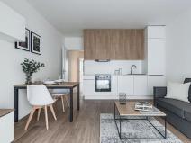 Pronájem bytu 2+kk, Praha - Karlín, Thámova, 60 m2