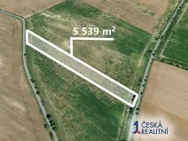 Prodej podílu pole, Radovesnice II, 1846 m2