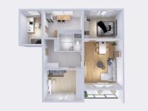 Pronájem bytu 4+1, Liberec, Vlčí vrch, 78 m2