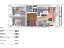 Prodej bytu 3+1, Praha - Čimice, Křivenická, 73 m2