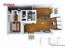 Pronájem bytu 2+kk, Praha - Holešovice, Komunardů, 68 m2