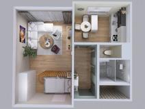 Prodej bytu 1+1, Trutnov, Pampelišková, 40 m2