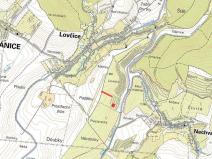 Prodej zahrady, Lovčice, 1342 m2