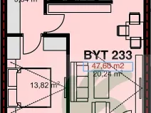 Pronájem bytu 2+kk, Kolín, Václavská, 52 m2