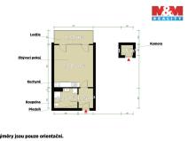 Pronájem bytu 1+kk, Plzeň, Měděná, 35 m2