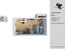 Prodej bytu 1+kk, Praha - Žižkov, Hartigova, 22 m2