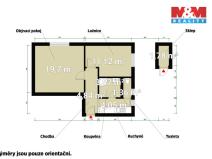 Pronájem bytu 2+kk, Litvínov - Horní Litvínov, U Zámeckého parku, 42 m2