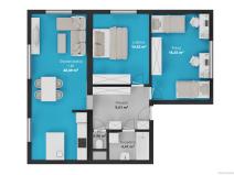 Prodej bytu 3+kk, Veleň, U Sluh, 77 m2