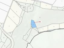 Dražba pozemku, Dešov, 1277 m2