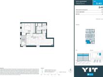 Prodej bytu 2+kk, Praha - Hlubočepy, Wassermannova, 44 m2