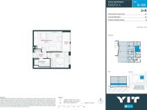 Prodej bytu 2+kk, Praha - Hlubočepy, Wassermannova, 43 m2