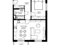 Prodej bytu 2+kk, Praha, 54 m2