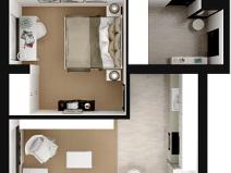 Pronájem bytu 2+kk, Čáslav - Čáslav-Nové Město, Boženy Němcové, 50 m2